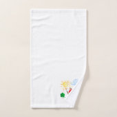 Jongen schilderende hemels bad handdoek (Handdoek)