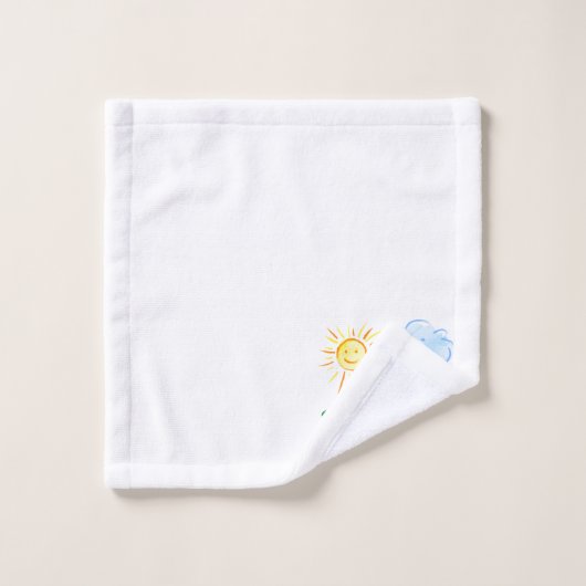 Jongen schilderende hemels bad handdoek (Wasdoekje)