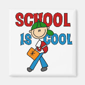 Jongen School is Cool Magneet (Voorkant)