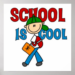 Jongen School is Cool Poster