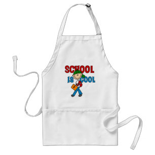 Jongen School is Cool Standaard Schort