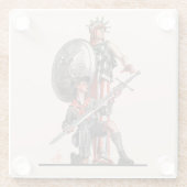 Jongen Scout en Liberty Glazen Onderzetter (Achterkant)