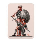 Jongen Scout en Liberty Magneet (Verticaal)