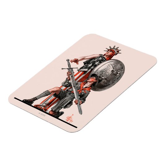 Jongen Scout en Liberty Magneet (Linkerzijde)