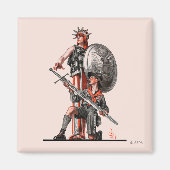 Jongen Scout en Liberty Magneet (Voorkant)