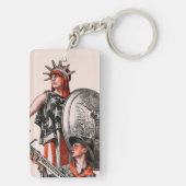 Jongen Scout en Liberty Sleutelhanger (achterkant)