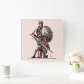 Jongen Scout en Liberty Vierkante Klok (Huis)