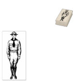 Jongen scout rubberstempel (Gestempeld)
