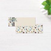Jongen Skinny Gift Label 2 Mini Visitekaartjes (Bureau)