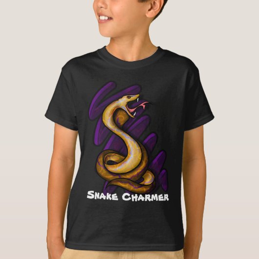 Jongen Snake Charmer T-Shirt (Voorkant)