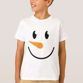 Jongen Snowman T-shirt (ontwerp 5)