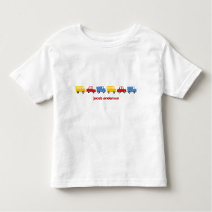 Jongen speelgoed Fun Colorful Car Bus Truck Gift T Kinder Shirts