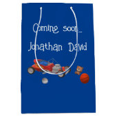 Jongen Speelgoed Thema Douche Gift Bag Medium Cadeauzakje (Voorkant)