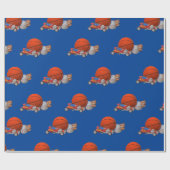 Jongen Speelgoed Thema Inpakpapier (Vlak)