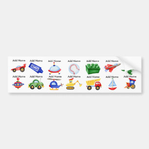 Jongen speelgoed Waterbestendige Sippy Cup Labels Bumpersticker