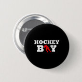 Jongen Speler Silhouet Sport Gift Ronde Button 5,7 Cm (Voorkant /achterkant)