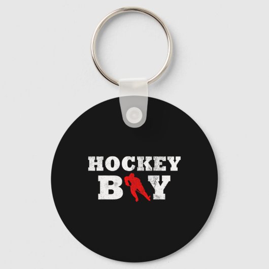 Jongen Speler Silhouet Sport Gift Sleutelhanger (Voorkant)