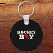 Jongen Speler Silhouet Sport Gift Sleutelhanger (Voorkant)