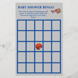 Jongen Speys Baby shower Bingo