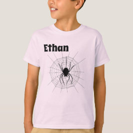 Jongen  Spider en Spiderweb t-shirt