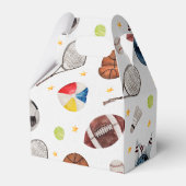 Jongen Sport Kids Verjaardag Favoriet Box Bedankdoosjes (Achterkant)