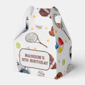 Jongen Sport Kids Verjaardag Favoriet Box Bedankdoosjes (Voorkant Zijde)