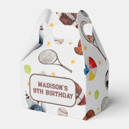 Jongen Sport Kids Verjaardag Favoriet Box Bedankdoosjes