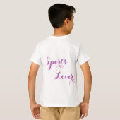 Jongen sportshirt t-shirt (Achterkant volledig)