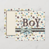 Jongen Square Aankondiging (Voorkant / Achterkant)