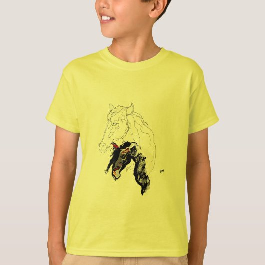 Jongen T-shirt: Paard in een paard T-shirt (Voorkant)