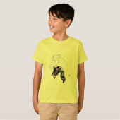 Jongen T-shirt: Paard in een paard T-shirt (Voorkant volledig)