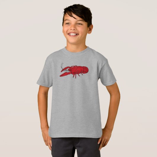 Jongen T-shirt van Crawfish (Voorkant volledig)