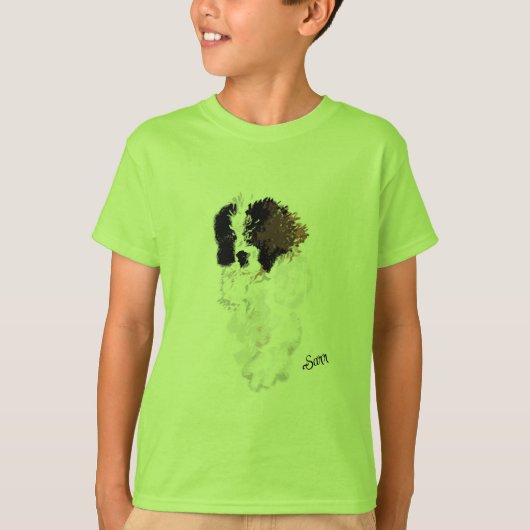 Jongen T-shirts : Saint Bernard Puppy (Voorkant)