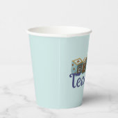 jongen team babyshower papieren beker (Rechts)