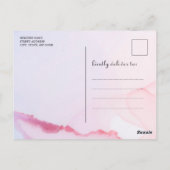 Jongen Teddy Bear Cute Virtual Baby shower Invitat Briefkaart (Achterkant)