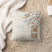 Jongen Teddy Bear Neutral Baby shower Nursery Gift Kussen (Deken)