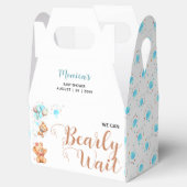 Jongen Teddy Bear, we kunnen het Baby shower afwac Bedankdoosjes (Geopend)