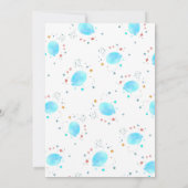 Jongen Teddy Bear, we kunnen het Baby shower afwac Kaart (Achterkant)