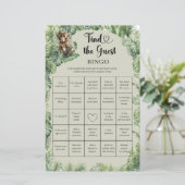 Jongen teddy berengras vinden de Guest Bingo (Staand voorkant)