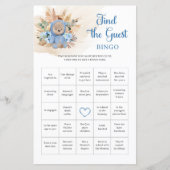 Jongen teddy berengras vinden de Guest Bingo (Voorkant)