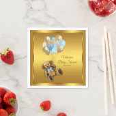 Jongen Teddybeer Babyshower Servetten (Insitu)