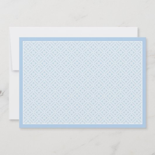 Jongen Teddybeer Blanko Kaart (Achterkant)