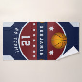 Jongen Teen Basketball Alle sterren Naam Sports Badhanddoek (Badhanddoek)