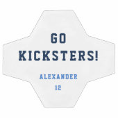 Jongen Teenager Sports Blue Team Simple Voetbal (Enkel)