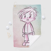 Jongen Tekening Golfhanddoek (Insitu)