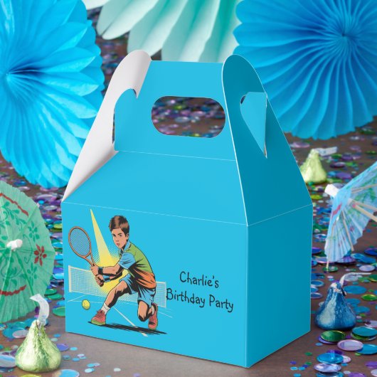 Jongen Tennis Verjaardagsfeest Bedankdoosjes (Feest)