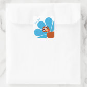 Jongen Thanksgiving Geslacht onthullen Vierkante Sticker (Tas)