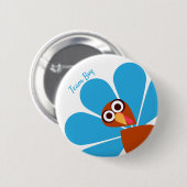 Jongen Thanksgiving Geslacht Ronde Button 5,7 Cm (Voorkant /achterkant)