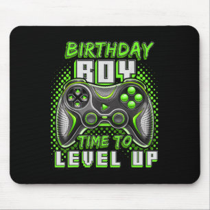 Jongen Tijd Naar Level Up Video Game Verjaardagsfe Muismat