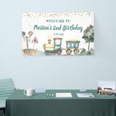 Jongen Trein Verjaardag Grote Banner (Beurs)